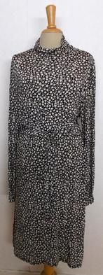Soepel vallend zwart print col jurkje van Fabienne Chapot! M, Maat 38/40 (M), Overige kleuren, Verzenden, Zo goed als nieuw
