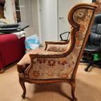 Antieke Fauteuil met Bloemmotief, Ophalen