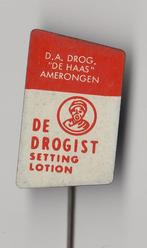 Drogist DA Amerongen De Haas speldje, Gebruikt, Niet vindbaar, Niet vindbaar, Speldje of Pin