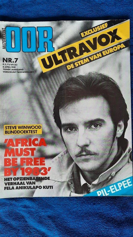 OOR 7-1981 Ultravox Ure Winwood PIL Fela Kuti, Boeken, Tijdschriften en Kranten, Zo goed als nieuw, Muziek, Film of Tv, Ophalen of Verzenden