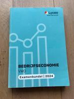 Lyceo Examenbundel Bedrijfseconomie VWO, Ophalen of Verzenden, Nieuw, VWO, Bedrijfseconomie of M&O