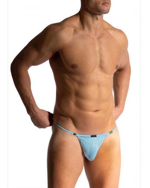 Manstore stripper string aqua, Kleding | Heren, Ondergoed, Overige typen, Groen, Ophalen of Verzenden