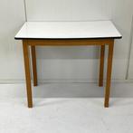 J`60 vintage hout/formica tafel kidsbureau burootje kidsroom, Ophalen, Gebruikt, Onbekend, Onbekend