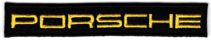 Porsche stoffen opstrijk patch embleem #4, Verzamelen, Automerken, Motoren en Formule 1, Nieuw, Auto's, Verzenden