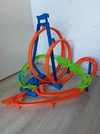 Hotwheels- baanset - 5 crashzones - gemotoriseerd, Kinderen en Baby's, Ophalen, Zo goed als nieuw, Hot Wheels