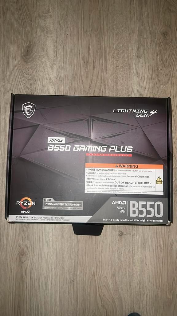 B550 gaming plus+ryzen 7 5800X+be quiet cooler+2x8 RAM, Computers en Software, Moederborden, Zo goed als nieuw, DDR4, Ophalen