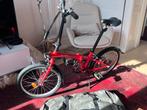 BTWIN Tilt 120 Vouwfiets - Rood, gebruikt met draagtas, Fietsen en Brommers, Fietsen | Vouwfietsen, Gebruikt, Heren, Versnellingen