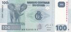 Congo 100 frank 30-6-2013 #, Postzegels en Munten, Los biljet, Overige landen, Verzenden