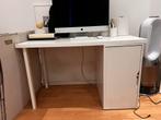 Ikea bureau met kastje, Huis en Inrichting, Bureaus, Ophalen, Zo goed als nieuw