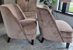 2 nieuwe ROFRA HOME Chair Tapeo velvet fauteuils samen 250€, Huis en Inrichting, Ophalen, Nieuw, Stof, Twee