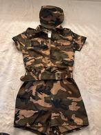 Leger Jumpsuit Carnaval - Maat XS, Ophalen of Verzenden, Zo goed als nieuw, 158 t/m 164, Meisje