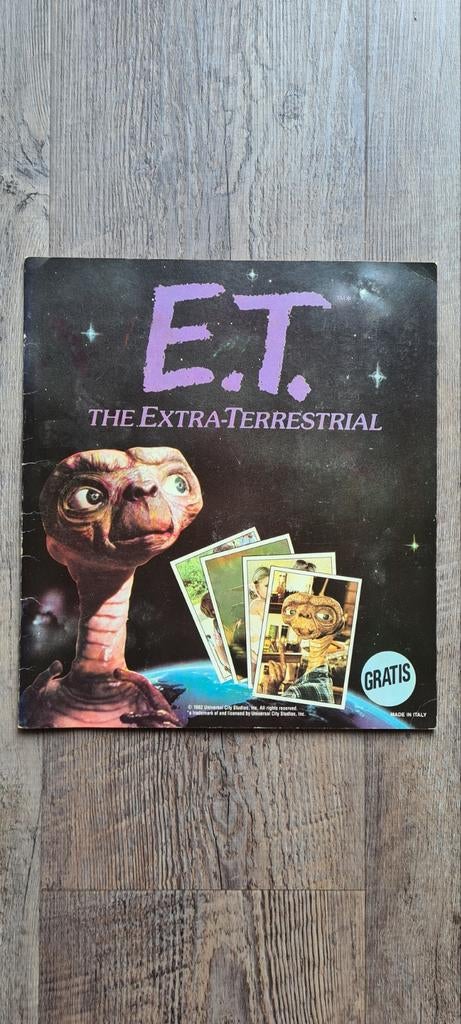 Panini E.T. The Extra-Terrestrial Compleet Album, Hobby en Vrije tijd, Stickers en Plaatjes, Verzenden, Zo goed als nieuw, Meerdere stickers