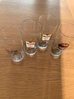 Alfa en Brand Bierglazen - 4 stuks, Verzamelen, Ophalen of Verzenden, Gebruikt, Bierglas