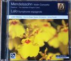 Mendelssohn & Lalo - Vioolconcerten, Ophalen of Verzenden, Romantiek, Zo goed als nieuw, Kamermuziek