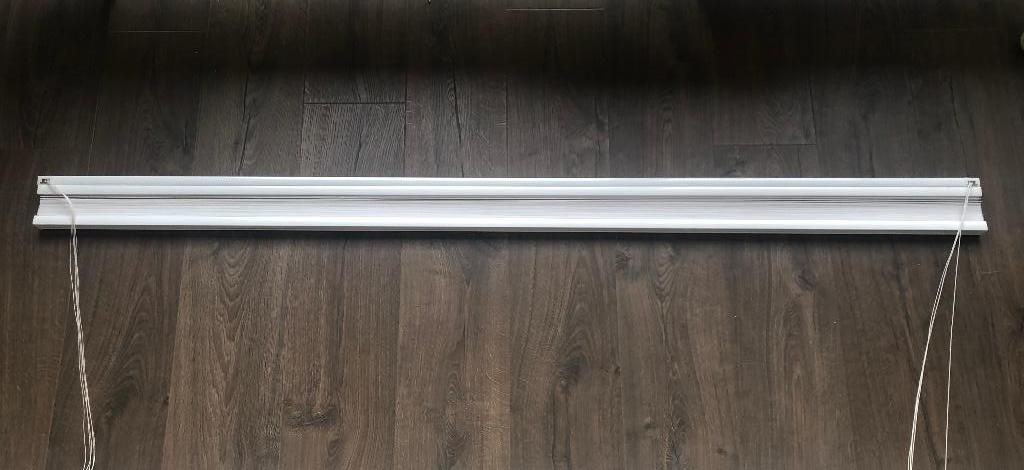 Plissé Gordijn, wit, 165 x 115cm, top down - bottom up, ZGAN, Ophalen, 150 tot 200 cm, Zo goed als nieuw, Wit