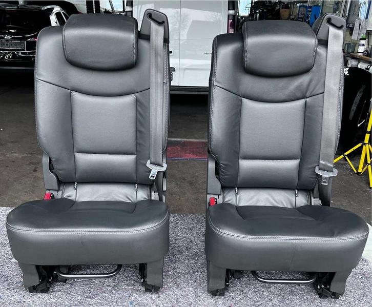 2 mooie Leren Stoelen Oldtimer,Bus,Camper,Cabine,Transporter, Auto-onderdelen, Interieur en Bekleding, Amerikaanse onderdelen