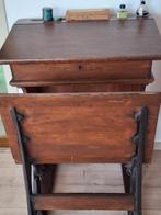 Oude schoolbank (excl. accessoires), Huis en Inrichting, Bureaus, Ophalen, Gebruikt, Bureau