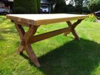 eiken kloostertafel, Huis en Inrichting, Ophalen, Eikenhout, 50 tot 100 cm, Zo goed als nieuw