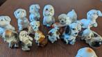 Vintage Porseleinen Hondenbeeldjes - 15 Stuks, Ophalen of Verzenden