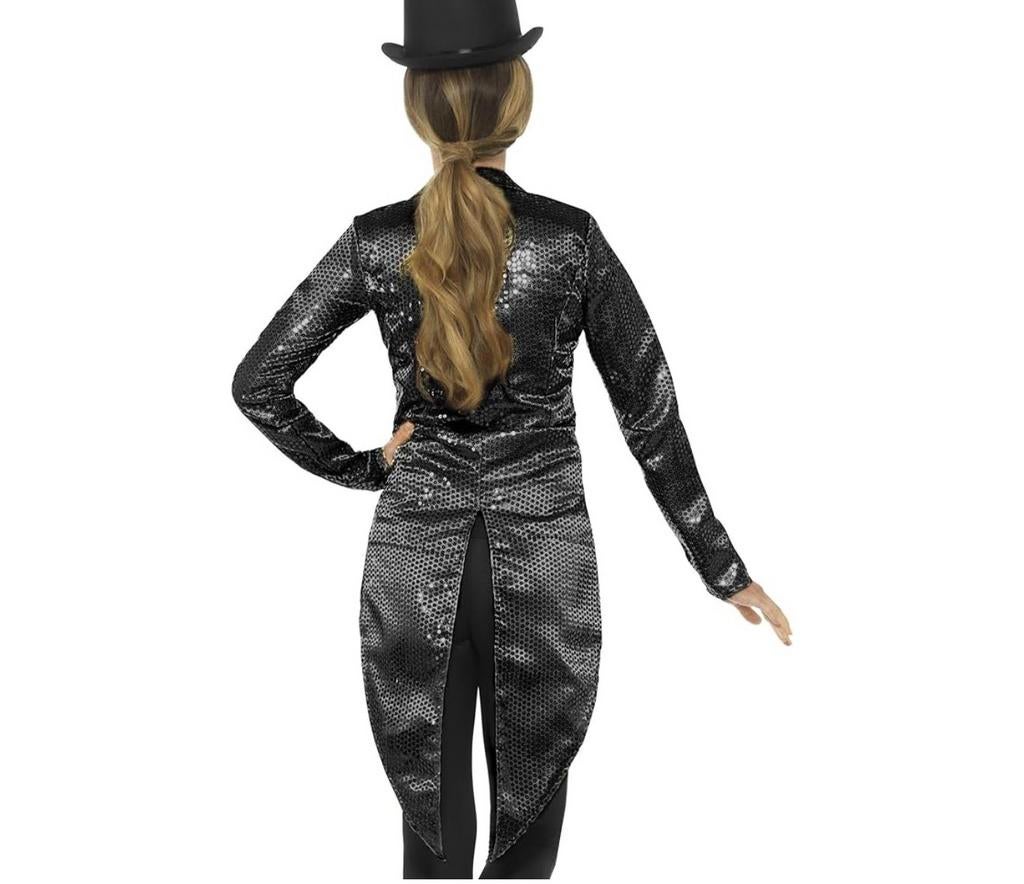 Dames Pailletten Slipjas Carnaval Showtime M jas jack NIEUW, Maat 38/40 (M), Carnaval, Nieuw, Ophalen of Verzenden