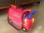 Trunki Ride-On Engin Freddie handbagage koffer kinderkoffer, Minder dan 35 cm, Minder dan 50 cm, Hard kunststof, Zo goed als nieuw