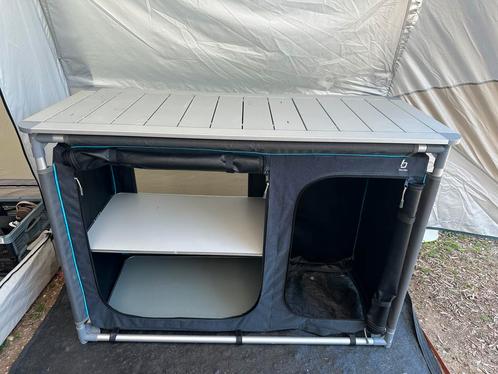 Bo Camp keukenkastje / kookstation, Caravans en Kamperen, Kampeermeubelen, Campingtafel, Ophalen