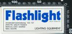 Sticker: Flashlight Lighting Equipment - Utrecht, Verzamelen, Verzenden, Zo goed als nieuw, Bedrijf of Vereniging