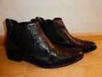 Floris van Bommel boots maat 48 2/3 breedte H enkellaars, Gedragen, Bruin, Boots, Verzenden