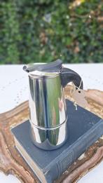 Espresso maker, Italiaanse koffie percolator, RVS, 2 stuks, Huis en Inrichting, Gebruikt, Vintage, Ophalen of Verzenden, Nvt
