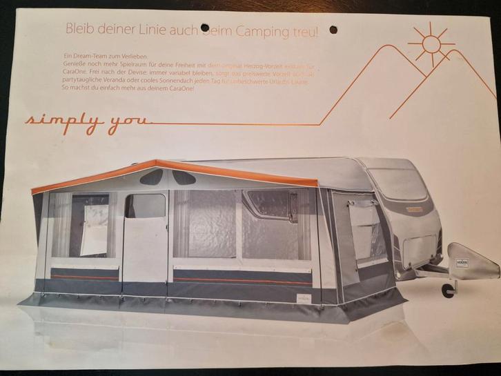 Herzog Voortent - Topkwaliteit!, Caravans en Kamperen, Voortenten en Luifels, Gebruikt, Herzog, Ophalen