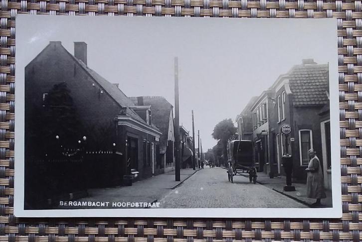 Oude Fotokaart van Bergambacht Bromograpia Amsterdam, Verzamelen, Ansichtkaarten | Nederland, Noord-Holland, 1920 tot 1940, Verzenden