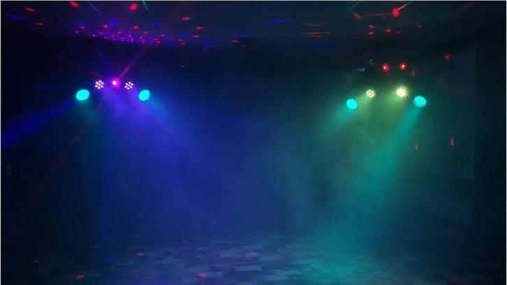 feestverlichting, lichshow, discolampen 45 EUR, Muziek en Instrumenten, Licht en Laser, Gebruikt, Licht, Geluidgestuurd, Kleur