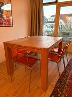 Eikenhouten Eettafel 4-6 Personen, Huis en Inrichting, Tafels | Eettafels, Ophalen, Gebruikt, 100 tot 150 cm, Eikenhout