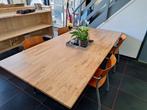 Licht eiken eettafel 250x123x72, Huis en Inrichting, Ophalen of Verzenden, Zo goed als nieuw, Rechthoekig, 50 tot 100 cm