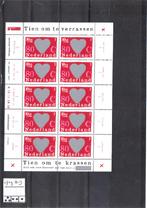 Nederland Tien om te verrassen NVPH velletje 1709a-j MNH, Ophalen of Verzenden, Postfris