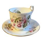 Duchess Fuchsia China Kop en Schotel, 1985-2000, Nieuw, Ophalen of Verzenden, Overige stijlen, Kop(pen) en/of Schotel(s)