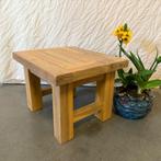 Tuin bijzettafeltje - 35 x 30 cm - massief teak - TTM Wonen, Www.ttmwonen.nl, Nieuw, Ophalen of Verzenden, Info@ttmwonen.nl