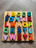 Woet houten alfabet puzzel, Ophalen, 2 tot 4 jaar, Gebruikt, 10 tot 50 stukjes