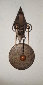 Gietijzeren Gong met Klepel - Brocante, Huis en Inrichting, Deurbellen, Ophalen of Verzenden, Gebruikt