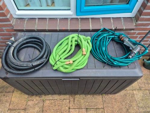 TUINSLANGEN DIVERSEN, Tuin en Terras, Tuinslangen, Gebruikt, Tuinslang, Ophalen of Verzenden