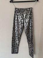 Zilveren legging met print - Maat 34, Legging, Overige maten, Ophalen of Verzenden, Grijs
