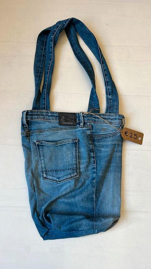 Blauwe Denham jeans tas shopper spijkertas denim, Sieraden, Tassen en Uiterlijk, Tassen | Schoudertassen, Zo goed als nieuw, Blauw