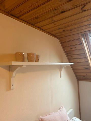 Ikea wandplank inclusief hang hoekjes