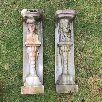 Haard ornamenten / kariatide / ornament / beeld. beschikbaar voor biedingen