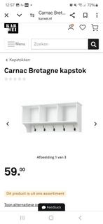 carnac Bretagne kapstok (Karwei) nieuw in doos, Nieuw, Minder dan 100 cm, Hout, Ophalen