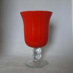 Decoratieve vaas. Boheems glas., Antiek en Kunst, Ophalen of Verzenden