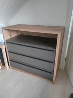 Ladekast eiken - grijs, Huis en Inrichting, Ophalen, Zo goed als nieuw
