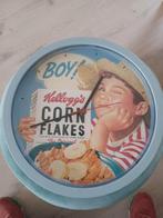 Vintage kellogg's klok, Huis en Inrichting, Ophalen of Verzenden, Gebruikt, Wandklok