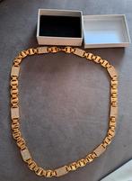 Kingsley Magnum Koningsketting 18k Verlaagd goud Met Steentj, Overige materialen, Nieuw, Ophalen of Verzenden, Goud