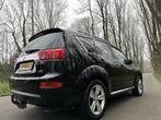 Peugeot 4007 2.2 HDiF Platinum 7p airco navi leder trekhaak, Auto's, Peugeot, Euro 5, Gebruikt, Zwart, 4 cilinders